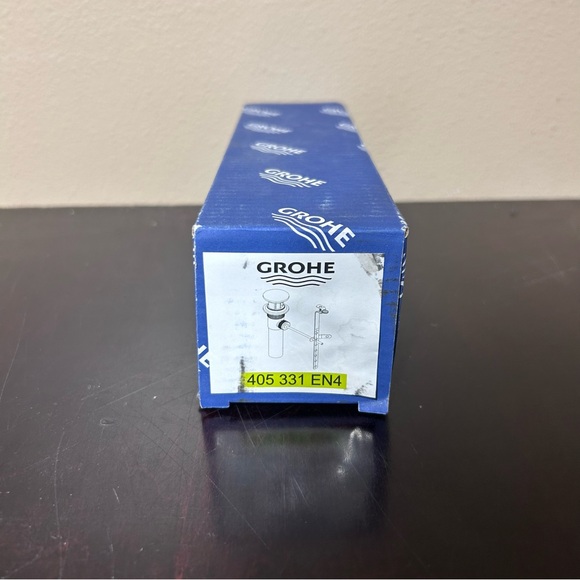 Grohe Brushed Nickel Pop Up Drain Assembly New Open Box - Picture 3 of 4